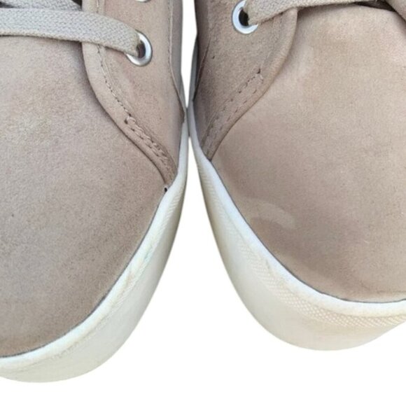 AQUA Women's Piper Suede Platform Sneakers Taupe Size 8.5 - Picture 5 of 14